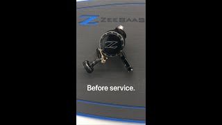 Before and After ZeeBaaS Fishing Reel Service [upl. by Iretak]