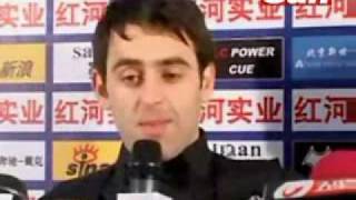 Ronnie OSullivan at the press conference China open 2008 [upl. by Cassi]