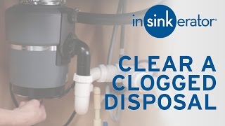 How to Clear a clogged garbage disposal [upl. by Ainatnas]