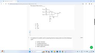 Digital Electronics Circuits Solution  Week 0  Assignment 0  NPTEL [upl. by Annabell]