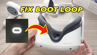 Oculus Meta Quest 2  How to Fix The Boot Loop Problem [upl. by Tnomed463]