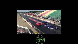 late modle promod gto pontiac powered vs 65 gto pontiac dragracing [upl. by Marmawke]