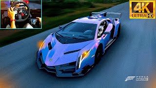 Lamborghini Veneno  Forza Horizon 5 Logitech G 29 Steering Wheel  Shifter Gameplay [upl. by Elpmet642]