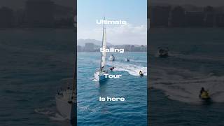 Sailing handson experience 🌊 mediterranean ocean opensea spain morocco gibraltar travel [upl. by Ihsar458]