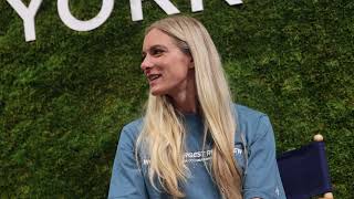 Josh Kerr Emma Coburn Emily Mackay Speak At New Balance 5th Avenue Mile 2024 Press Conference [upl. by Ansilme]