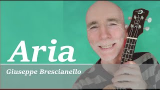 Aria  Giuseppe Brescianello Ukulele Fingerstyle with Tabs and Sheet Music [upl. by Adieren]