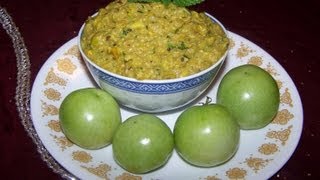 Green Tomato ChutneyAndhra style [upl. by Armyn]