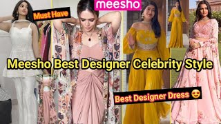 Meesho Haul  Meesho Beautiful 3 Piece DressGown Haul💃Meesho Anarkali Kurta Sets💃Rakhi Outfit Idea [upl. by Naux]