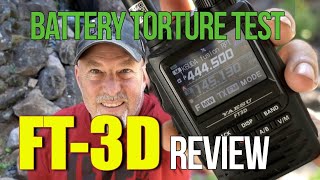 Yaesu FT3D Full Review and Battery Torture Test  K6UDA Radio [upl. by Samot]