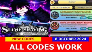 NEW UPDATE CODES TITLES Slime Slaying Online RPG ROBLOX  ALL CODES  OCTOBER 8 2024 [upl. by Sven]