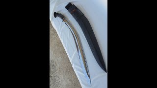 GGK FullTang Tactical Monolithic Vampire Killer Khukiri [upl. by Wootan480]