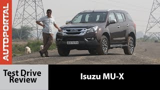 Isuzu MUX Test Drive Review  Autoportal [upl. by Olfe]