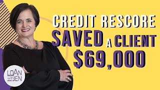 Credit FIX Lowers Interest Rate  loanwithjen creditscore [upl. by Haissem]