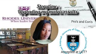 Upgrading my matric results updateRevealing my marks  Getting into uni matricexam2023 upgrading [upl. by Connors]