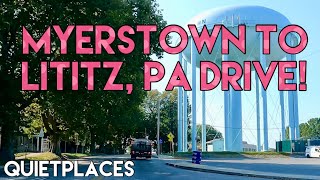 Myerstown PA to Lititz via Rt 501 [upl. by Ulda252]