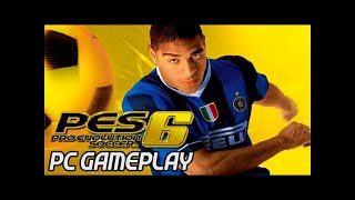 Pro Evolution Soccer 6 PS2 Gameplay [upl. by Sulecram699]