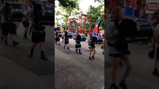 Ringgold High School Marching Band Kennywood Parade August 2019 [upl. by Crofton555]