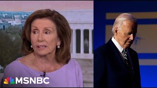 Nancy Pelosi Its up to Biden to decide if hes going to run whatever he decides we go with [upl. by Annazus]