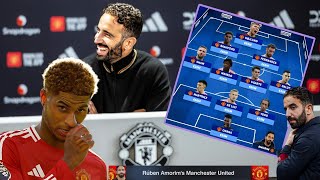 quotAmorims Old Trafford Visit Does Rashford Fit Ruben Amorims System Who Gets Droppedquot [upl. by Direj]