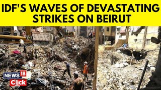 Israel News  Israel Attacks Lebanon Deaths Mount As Beirut Buildings Bombed ‘To Dust’  N18G [upl. by Rozella]