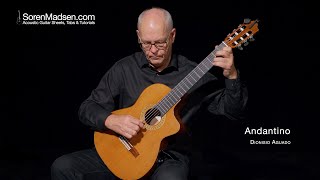 Andantino Dionisio Aguado played by Soren Madsen [upl. by Yeltihw]