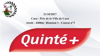 Pronostic Quinté  Base Samedi  21102017 [upl. by Yecnahc]