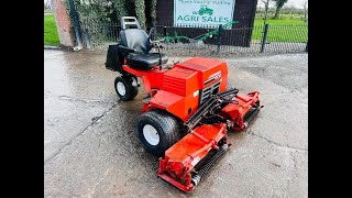 JACOBSEN TRIKING 1672D 3 GANG LAWN MOWER [upl. by Pamelina]