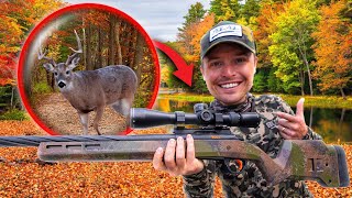 Hunting Down My Largest Muzzle Loader Buck Ever  BUCK DOWN [upl. by Ahsilyt]