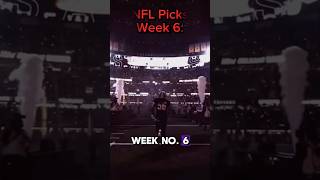 My Picks For NFL Week 6  NFL Shorts [upl. by Warde]