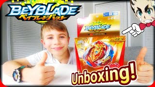 BRAND NEW Beyblade Burst CHOZ ACHILLES Opening  Unboxing  Review  Battle Beyblade Toy Reviews [upl. by Lena]