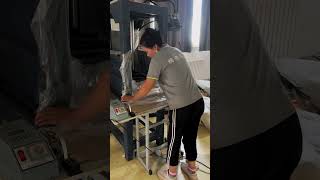 Bed sheets packing company machine packing shortvideo [upl. by Goldwin906]