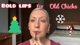 Friday Funday Wet n wild Holiday Foxtrot lip kits review demo first impression over 40 makeup [upl. by Etnoval]