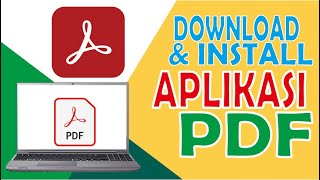 Cara Download Dan Install Aplikasi PDF Di LaptopPC [upl. by Cr]