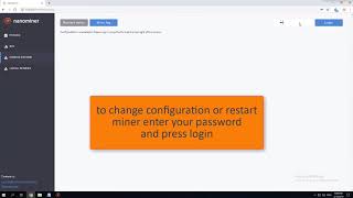 Nanominers new builtin web interface and Nvidia OC [upl. by Alyosha]