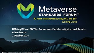 USD to glTF and 3D Tiles Conversion Early Investigation and Results  Adam Morris [upl. by Deck]