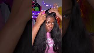 🗣️Is this ur real hair Its giving Scalp🔥Luvme 360 wig for u💥 luvmehair shorts hair hairstyle [upl. by Yelekalb]