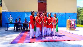 Vande mataram ka gaan hona chahiye patriotic song by kv gauchar students kvs [upl. by Annoiek]