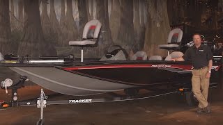 TRACKER Boats 2016 Pro Team 195 TXW Mod V Fishing Boat Walkaround Review [upl. by Aihcrop]