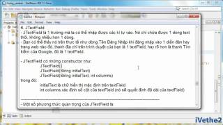 Bài 2 Java Swing căn bản  JPanel và những thành phần khác NetBeans 71 [upl. by Akinar525]