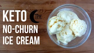 Keto NoChurn Vanilla Ice Cream  LowCarb NoChurn Ice Cream Recipe  SugarFree Ice Cream [upl. by Anaud]