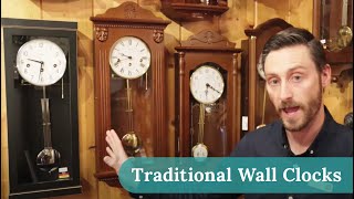 An Introduction to Traditional Wall Clocks  Clock Shop Montville [upl. by Malonis38]