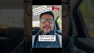 Latest Express Entry Draw CEC canada expressentrydraw cec india student studentvisa study [upl. by Damarra520]