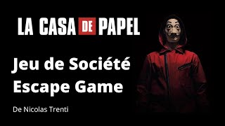 On teste le Jeu de Société Escape Game Casa De Papel [upl. by Selegna189]