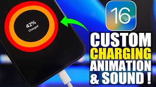 How To Change iPhone CHARGING Animation amp Sound  iOS 16 Customization [upl. by Gibeon]