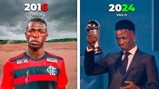 A TRISTE HISTÓRIA DE VINICIUS JUNIOR A ESTRELA DO REAL MADRID [upl. by Ulphiah]