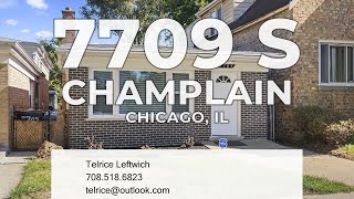 7709 South Champlain Avenue Chicago IL 60619 [upl. by Anihsat434]