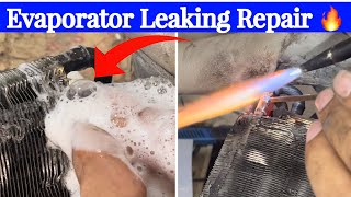 Wall mounted ac evaporator leakage repair  Resold U Bend Evaporator Coil [upl. by Wayolle]