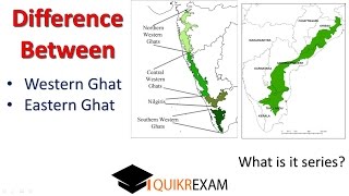 What is the difference between western ghat and eastern ghat [upl. by Calia]