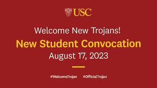 USC New Student Convocation 2023 [upl. by Carmella142]