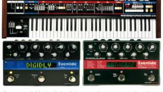 Roland Juno 60 and Eventide TimeFactor and Pitchfactor Pedals [upl. by Mckeon950]